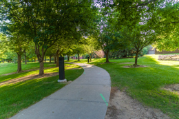 After new light fixtures in Glenmere Park