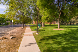 After new light fixtures in Glenmere Park