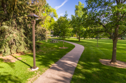 After new light fixtures in Glenmere Park