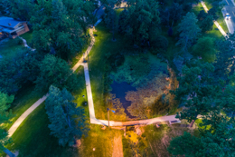 Twilight at Glenmere Park in Greeley, CO