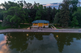 Twilight at Glenmere Park in Greeley, CO